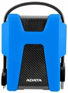 Внешний диск HDD ADATA DashDrive Durable HD680, 1ТБ, синий (ahd680-1tu31-cbl) 