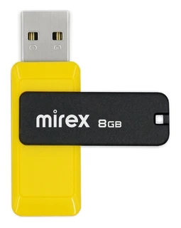 Флеш накопитель 8GB Mirex City, желтый 