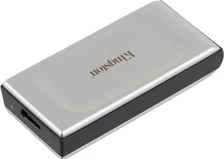 Внешний диск SSD Kingston XS2000, 2ТБ, серый [sxs2000/2000g] 