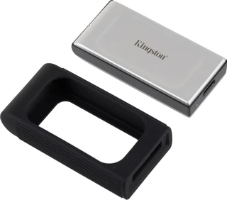 Внешний диск SSD Kingston XS2000, 2ТБ, серый [sxs2000/2000g] 