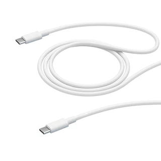 Кабель Deppa USB-C - Type-C, 1.5 м, 5 A, 100 W, белый 