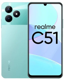 Смартфон 6.74" Realme C51 4/128GB Mint Green 