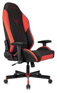 Кресло игровое Knight Neon, черный/красный 