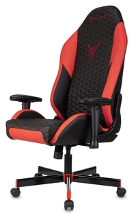 Кресло игровое Knight Neon, черный/красный 