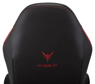 Кресло игровое Knight Neon, черный/красный 