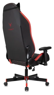 Кресло игровое Knight Neon, черный/красный 