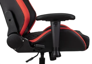 Кресло игровое Knight Neon, черный/красный 