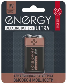 Батарейка 6LR61 Energy Ultra, 1 шт