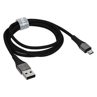 Кабель TFN USB2.0 Am - microUSB, 1 м, черный 
