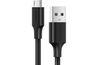 Кабель Ugreen USB2.0 Am - Micro USB, 1 м, черный 