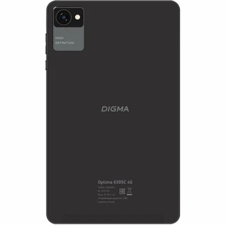 Планшет 8" DIGMA Optima 8305C 4G 3/32GB, черный 