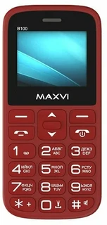 Сотовый телефон Maxvi B100 Wine Red 