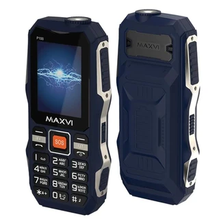 Сотовый телефон Maxvi P100 Blue 