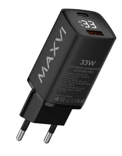 Сетевое зарядное устройство Maxvi A402PD черный 