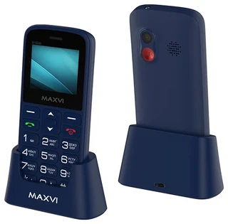 Сотовый телефон Maxvi B100ds Blue 