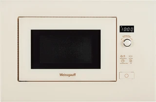 Встраиваемая микроволновая печь Weissgauff HMT-203, бежевый 