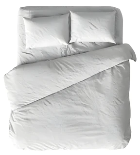 Комплект постельного белья Шуйские ситцы Niteva Белый 1.5-спальный, поплин, наволочка 70х70 см 