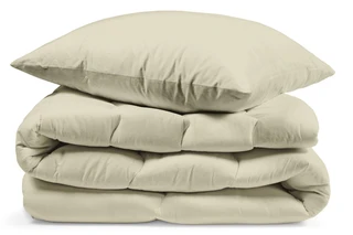 Комплект постельного белья Шуйские ситцы Niteva Серо-бежевый 2-спальный, поплин, наволочки 70х70 см 