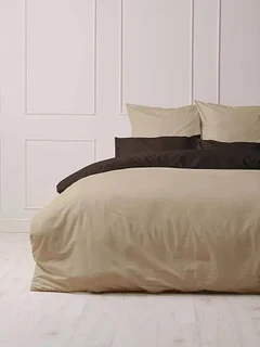 Комплект постельного белья Шуйские ситцы Мастерская снов 19990 топленое молоко 2-спальный Евро, поплин, наволочки 70х70 см 