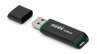 Флеш накопитель 128GB Mirex Spacer, черный 