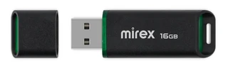 Флеш накопитель 16GB Mirex Spacer, черный 