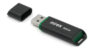 Флеш накопитель 32GB Mirex Spacer, черный 