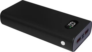 Внешний аккумулятор TFN Blaze LCD, 20000 мАч, черный 