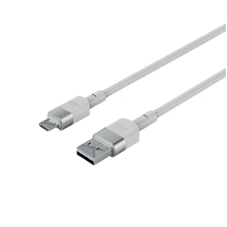 Кабель Accesstyle AM24-T100 USB 2.0 Am - microUSB, 1 м, белый 