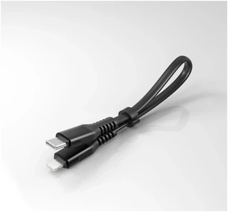 Кабель Accesstyle CL30-TF30 USB-C - Lightning 8-pin, 0.3 м, черный 