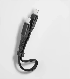 Кабель Accesstyle CL30-TF30 USB-C - Lightning 8-pin, 0.3 м, черный 