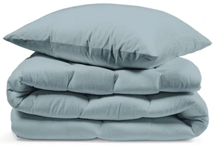 Комплект постельного белья Шуйские ситцы Niteva Серо-голубой 1.5-спальный, поплин, наволочка 70х70 см 