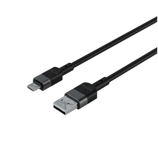 Кабель Accesstyle AM24-T100 USB-A - microUSB, 1 м, черный 