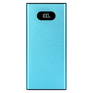 Внешний аккумулятор TFN Blaze LCD, 10000 мАч, голубой 