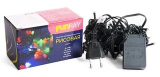 Гирлянда светодиодная FunRay Рисовая теплый белый, 10 м 