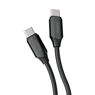 Кабель Deppa Silk USB-С - Type-C, 1.2 м, 60 Вт, черный 