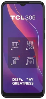 Смартфон 6.52" TCL 306 3/32GB Atlantic Blue 