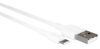 Кабель More choice K19a USB 2.0 Am - Type-C, 1 м, 2.1A, белый 