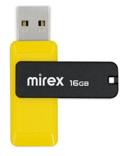 Флеш накопитель 16GB Mirex City, желтый 