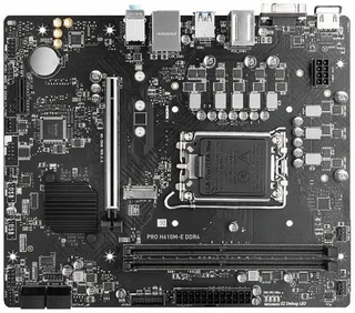 Материнская плата MSI PRO H610M-E DDR4, LGA 1700, Intel H610, mATX, Ret 