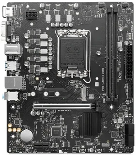 Материнская плата MSI PRO H610M-E DDR4, LGA 1700, Intel H610, mATX, Ret 