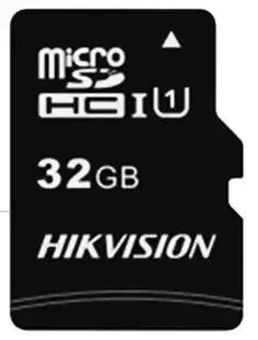 Карта памяти microSDHC Hikvision С1 32 ГБ + адаптер SD 