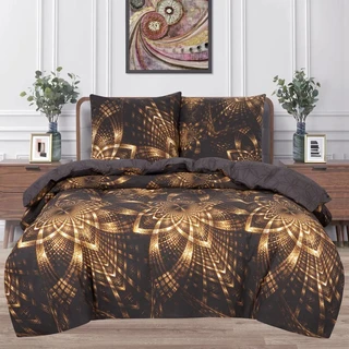 Комплект постельного белья АРТПОСТЕЛЬ De Luxe Андромеда, 1.5 спальный, поплин, наволочки 70х70 см 
