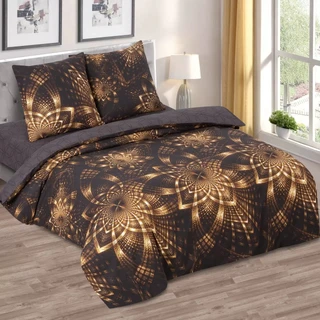 Комплект постельного белья АРТПОСТЕЛЬ De Luxe Андромеда, 1.5 спальный, поплин, наволочки 70х70 см 