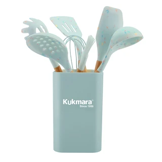 Набор кухонных принадлежностей Kukmara kuk-04/09011501, 9 предметов Green 