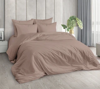 Комплект постельного белья Миланика Палитра Кофе 1.5-спальный, поплин, наволочки 70х70 см