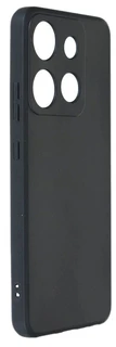 Чехол силиконовый DF для Infinix Smart 7, Tecno Spark Go 2023, Tecno Pop 7 Pro, черный 