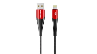 Кабель More choice K41Si USB 2.0 Am - Lightning 8pin, 1 м, 2.4A, красный/черный