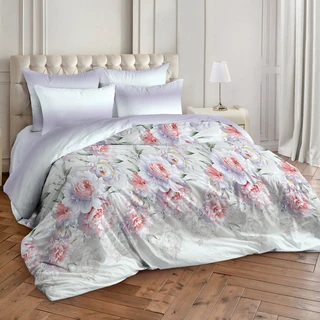 Комплект постельного белья Миланика Пломбир 1.5-спальный, поплин, наволочки 70х70 см 