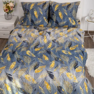 Комплект постельного белья Миланика Шанель 2-спальный Евро, бязь, наволочки 70х70 см 