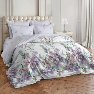 Комплект постельного белья Миланика Микаэла 1.5-спальный, поплин, наволочки 70х70 см